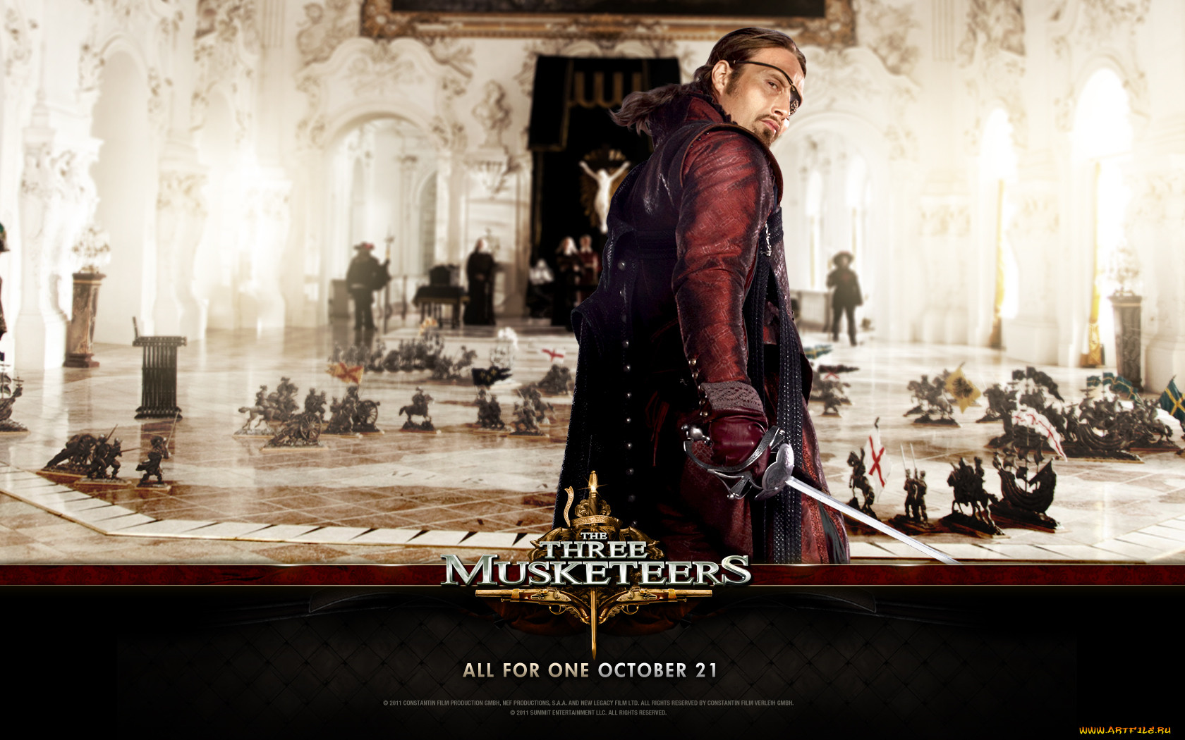 the, three, musketeers, , , mads, mikkelsen, rochefort
